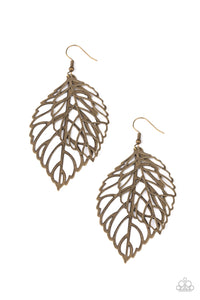 Take it or Leaf it brass - VJ Bedazzled Jewelry