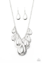 Load image into Gallery viewer, Teardrop Tempest - Silver - VJ Bedazzled Jewelry
