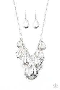 Teardrop Tempest - Silver - VJ Bedazzled Jewelry