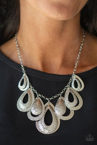 Teardrop Tempest - Silver - VJ Bedazzled Jewelry