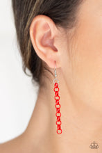 Load image into Gallery viewer, Turn Up The Volume Red Necklace - VJ Bedazzled Jewelry
