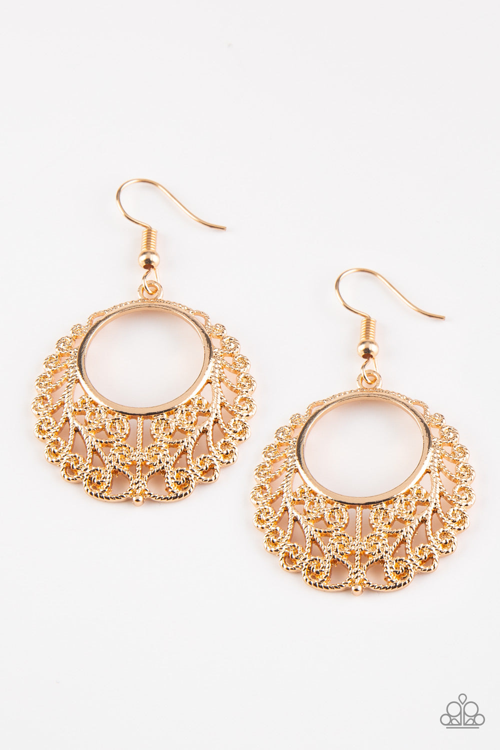 Grapevine Glamorous - Gold - VJ Bedazzled Jewelry