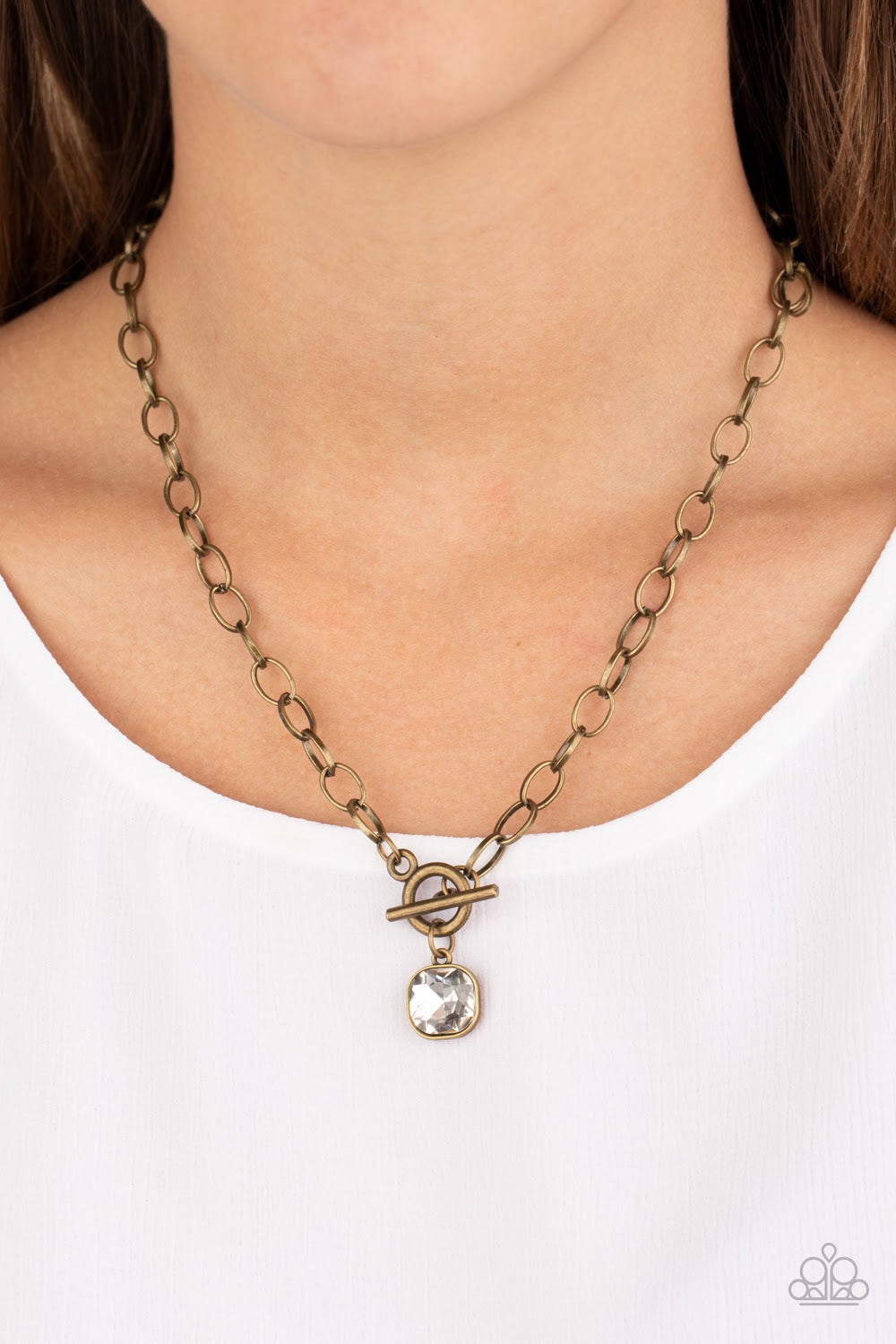 Dynamite Dazzle - Brass - VJ Bedazzled Jewelry