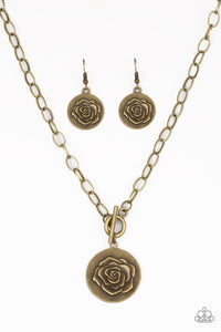 Beautifully Belle - Brass - VJ Bedazzled Jewelry