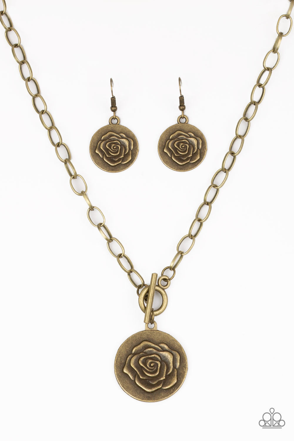 Beautifully Belle - Brass - VJ Bedazzled Jewelry