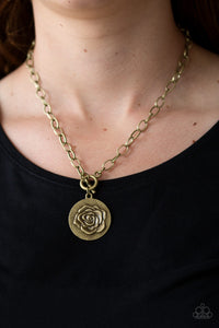 Beautifully Belle - Brass - VJ Bedazzled Jewelry