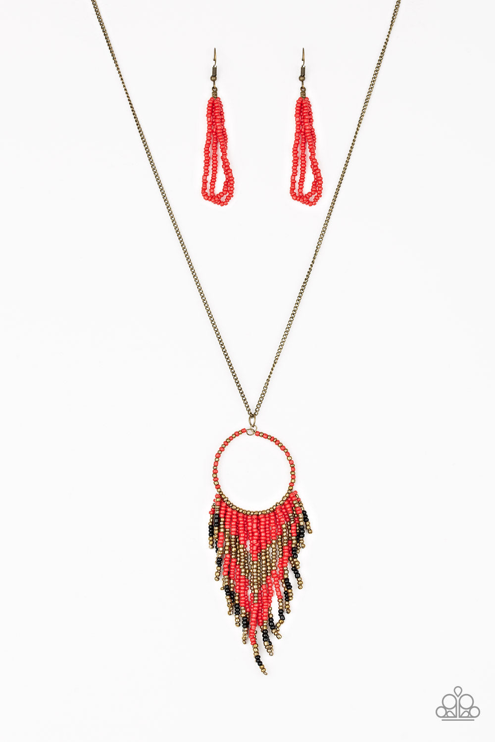 Badlands Beauty - Red - VJ Bedazzled Jewelry