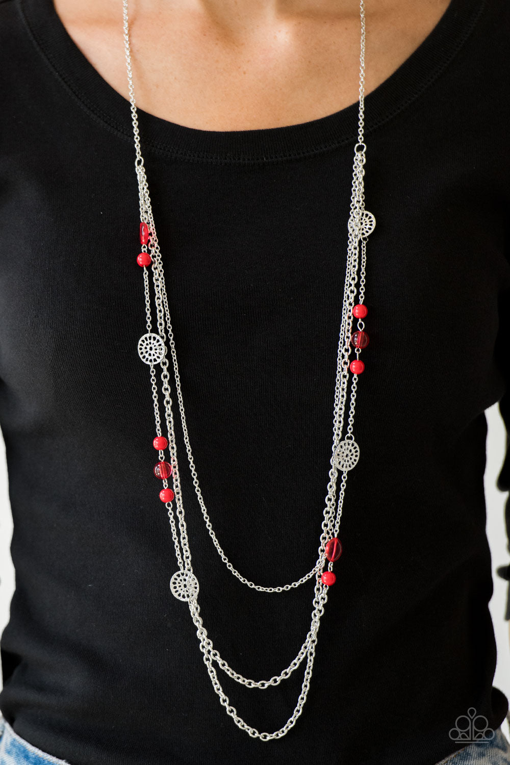 Pretty Pop-tastic! - Red - VJ Bedazzled Jewelry