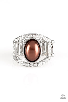 Radiating Riches - Brown - VJ Bedazzled Jewelry