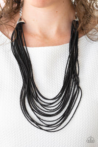 Peacefully Pacific - Black - VJ Bedazzled Jewelry