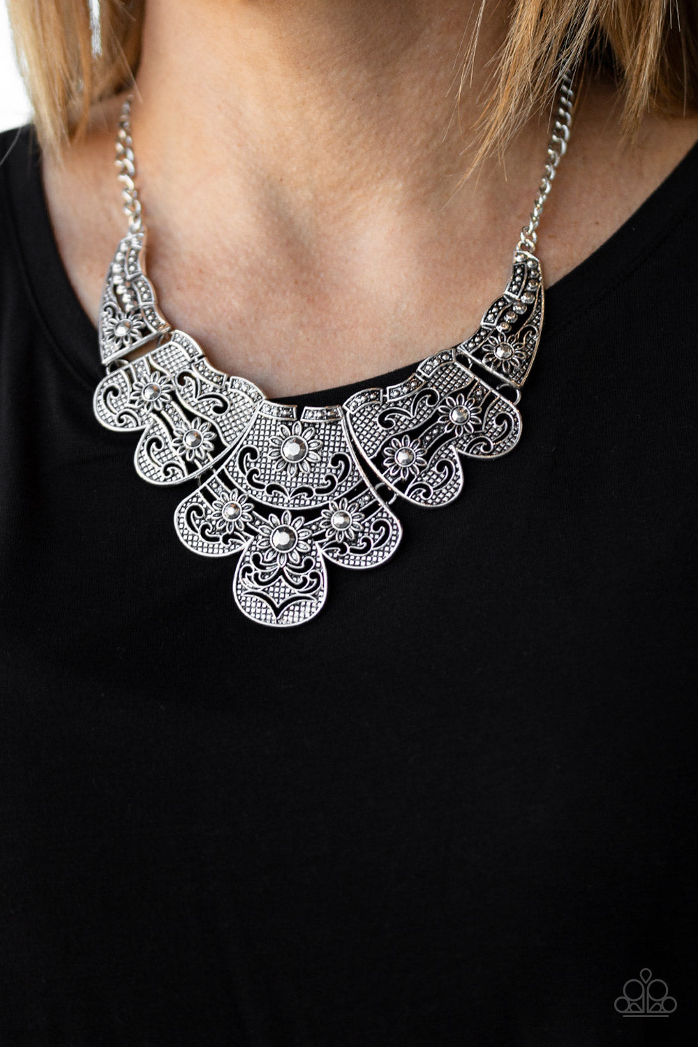 Mess With The Bull - Silver - VJ Bedazzled Jewelry