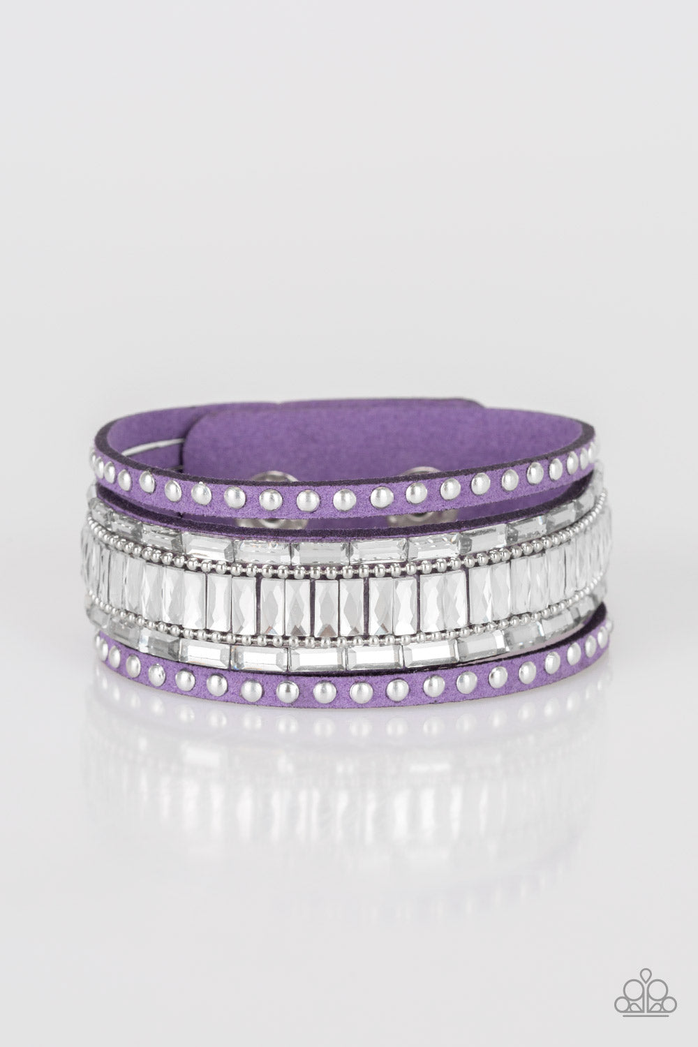 Rock Star Rocker - Purple - VJ Bedazzled Jewelry