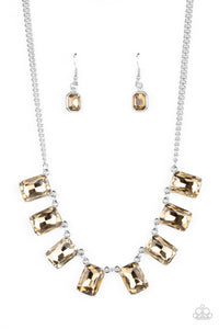 After Party Access - brown Paparazzi Accessories - VJ Bedazzled Jewelry