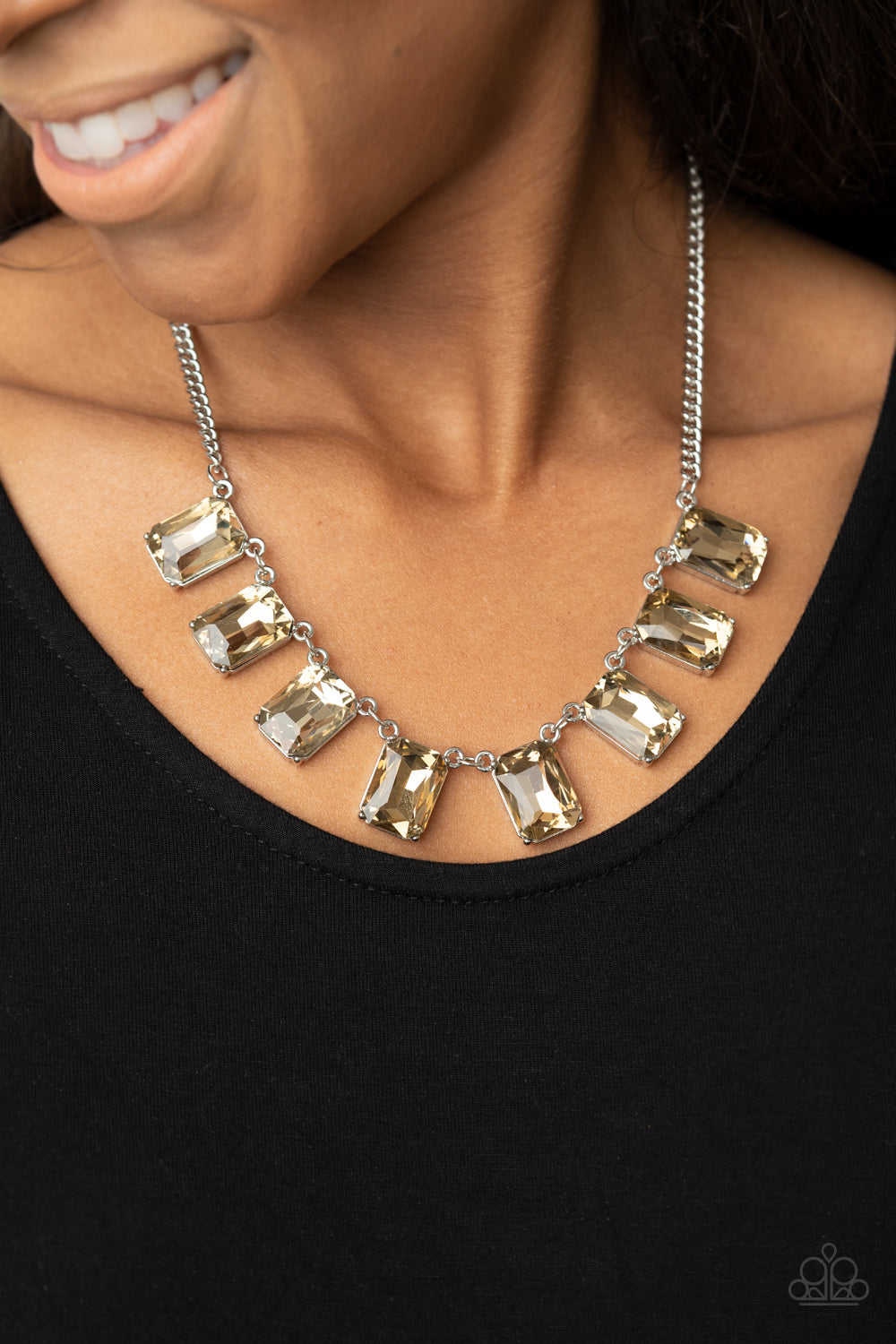 After Party Access - brown Paparazzi Accessories - VJ Bedazzled Jewelry