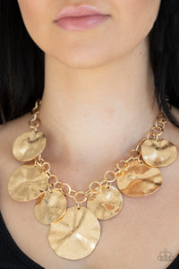 Barely Scratched The Surface - Gold - VJ Bedazzled Jewelry