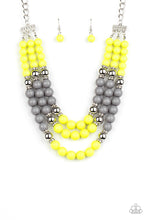 Load image into Gallery viewer, BEAD Your Own Drum - Yellow Necklace - VJ Bedazzled Jewelry
