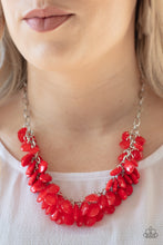 Load image into Gallery viewer, Colorfully Clustered red - VJ Bedazzled Jewelry
