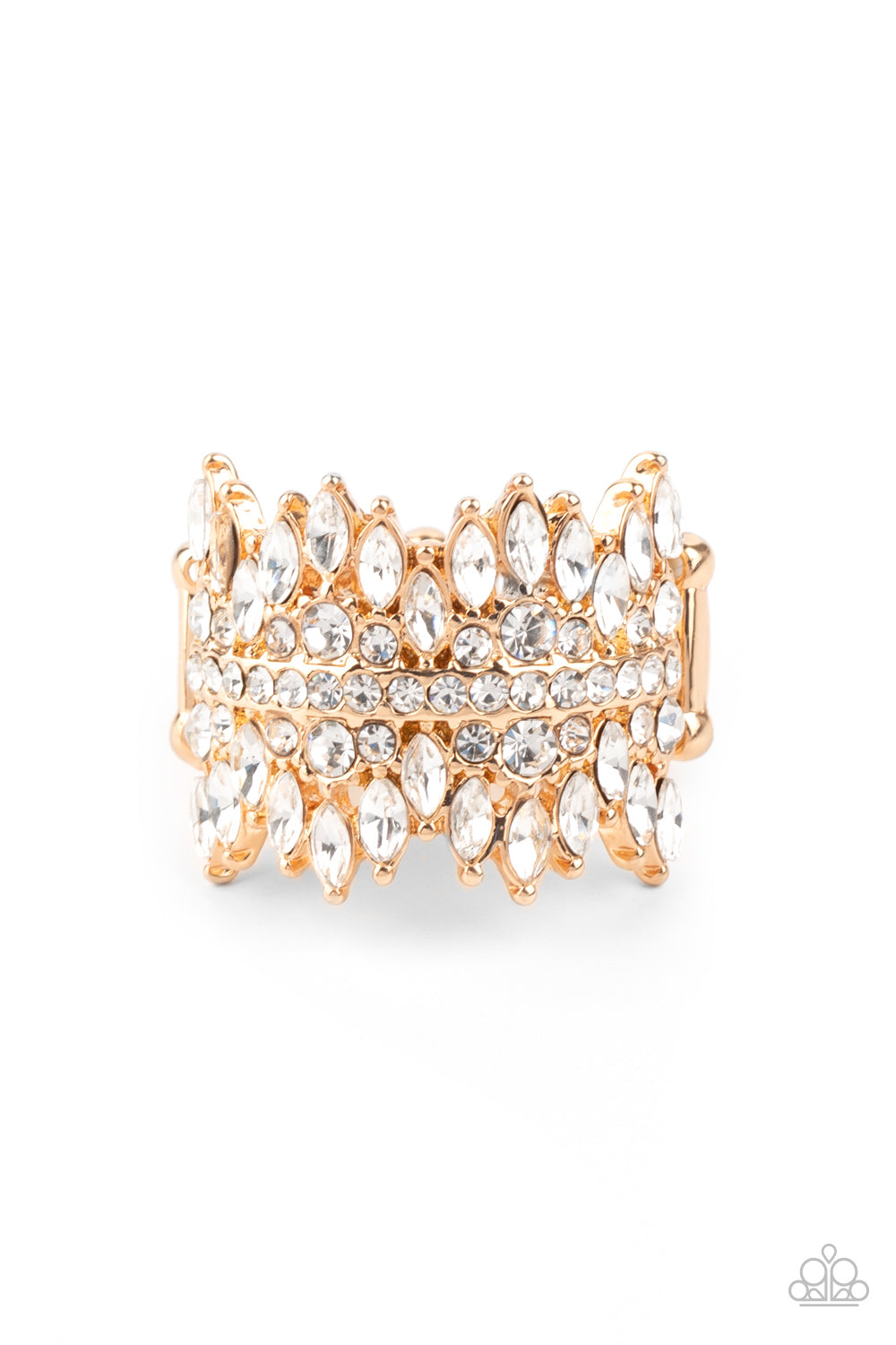 Cosmic Confetti - Gold - VJ Bedazzled Jewelry