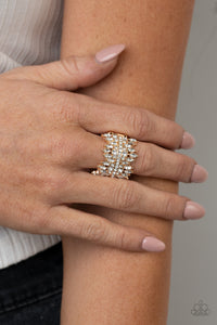 Cosmic Confetti - Gold - VJ Bedazzled Jewelry