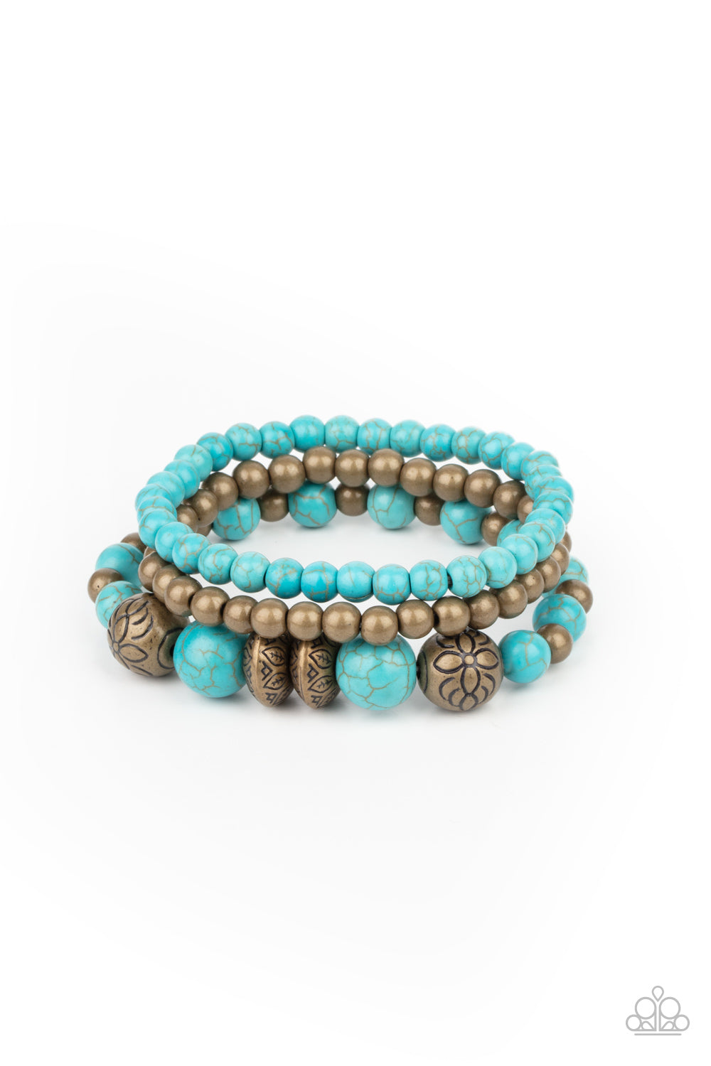 Desert Blossom - brass - VJ Bedazzled Jewelry