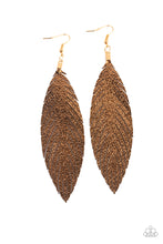 Load image into Gallery viewer, Feather Fantasy - Gold - VJ Bedazzled Jewelry
