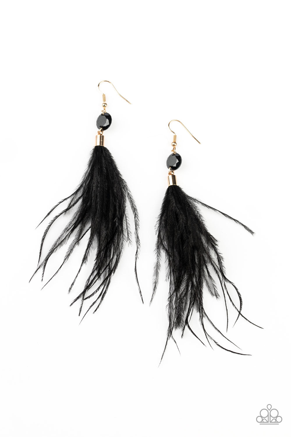 Feathered Flamboyance - Gold - VJ Bedazzled Jewelry