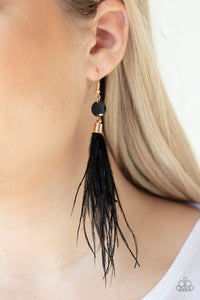 Feathered Flamboyance - Gold - VJ Bedazzled Jewelry