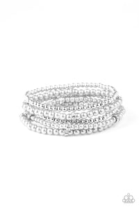 Fiercely Frosted - Silver - VJ Bedazzled Jewelry