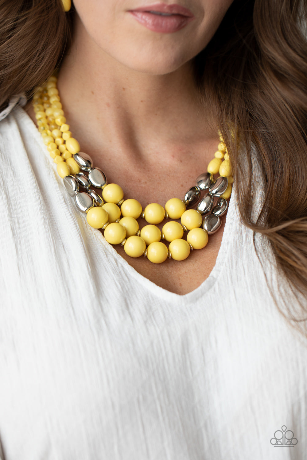 Flamboyance flamingo yellow - VJ Bedazzled Jewelry