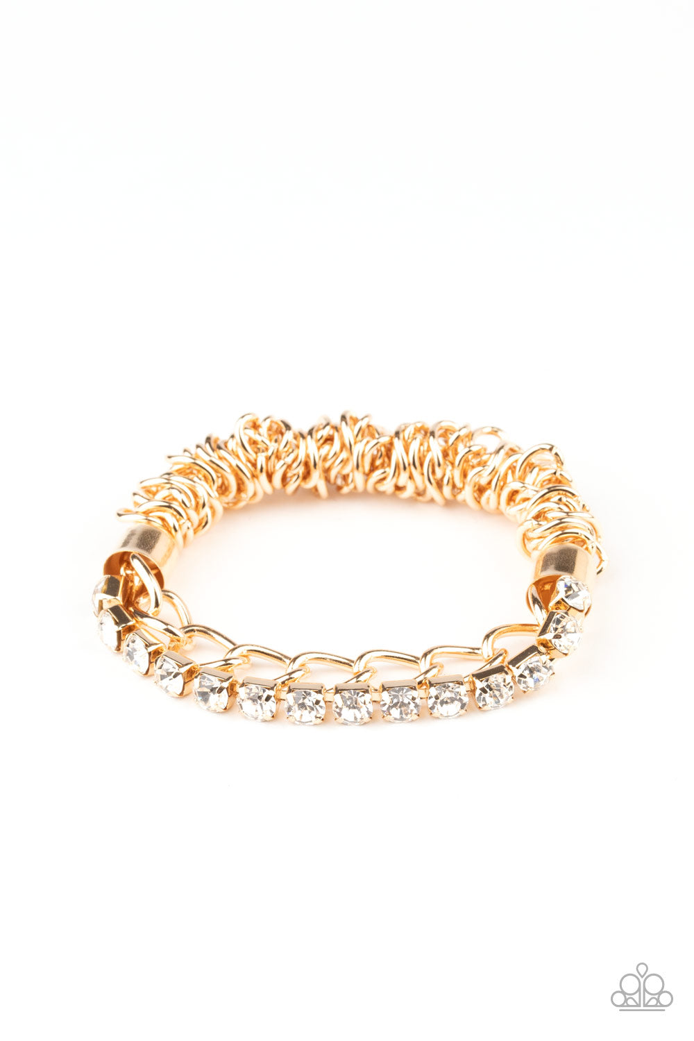 Glamour Grid - Gold - VJ Bedazzled Jewelry