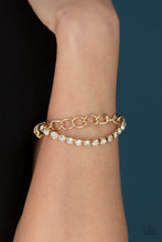 Load image into Gallery viewer, Glamour Grid - Gold - VJ Bedazzled Jewelry
