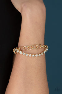 Glamour Grid - Gold - VJ Bedazzled Jewelry