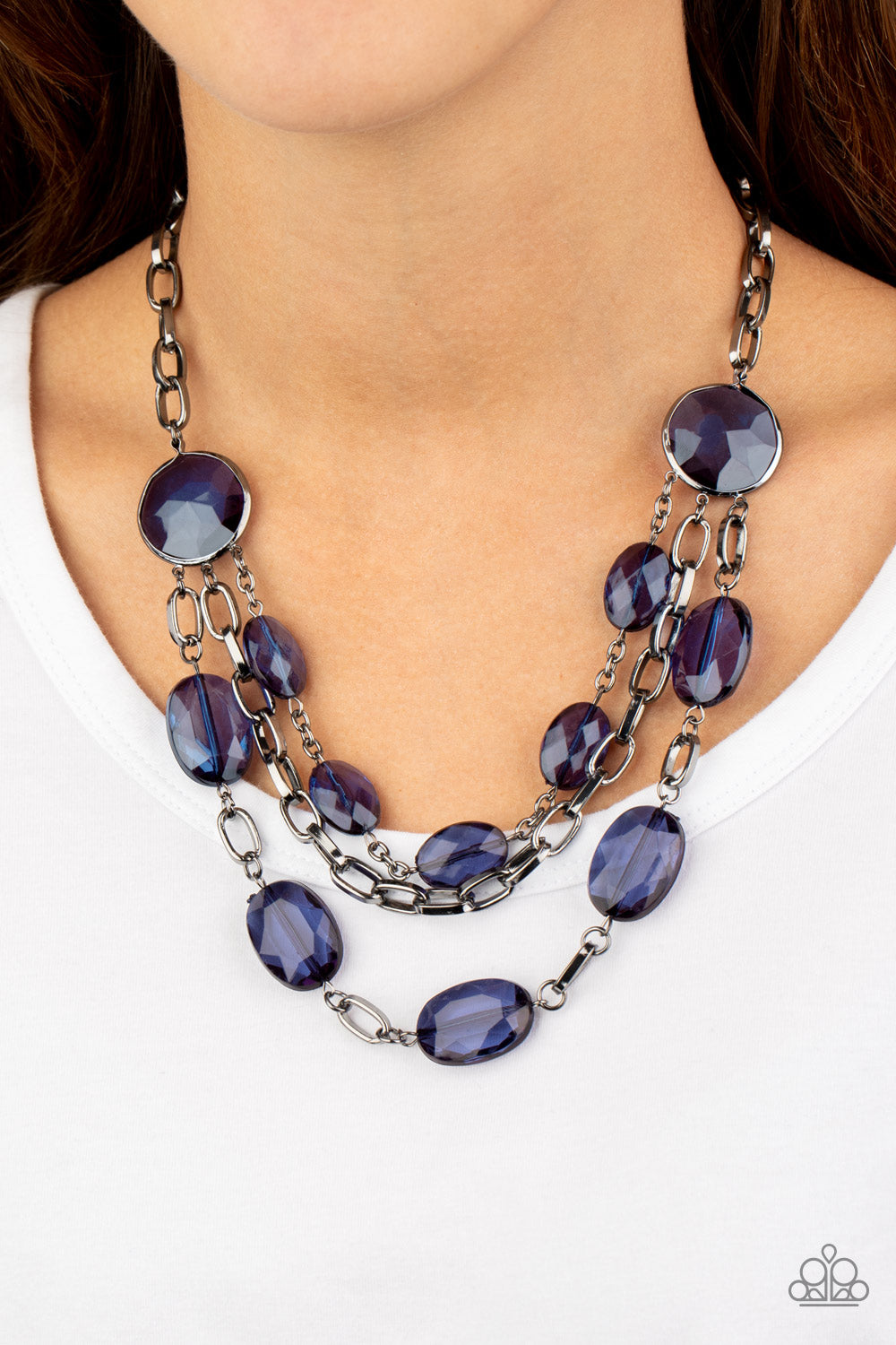 I Need a GLOW-cation - blue - VJ Bedazzled Jewelry