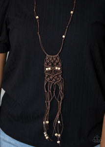 Macrame Majesty - Brown - VJ Bedazzled Jewelry