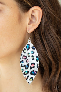 Paparazzi Earring ~ Once a CHEETAH, Always a CHEETAH - Multi - VJ Bedazzled Jewelry