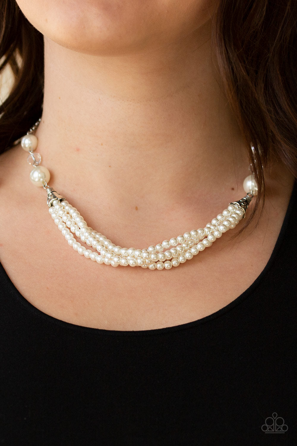One WOMAN Show - white - VJ Bedazzled Jewelry