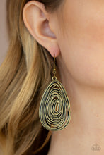 Load image into Gallery viewer, Rural Ripples Brass - VJ Bedazzled Jewelry

