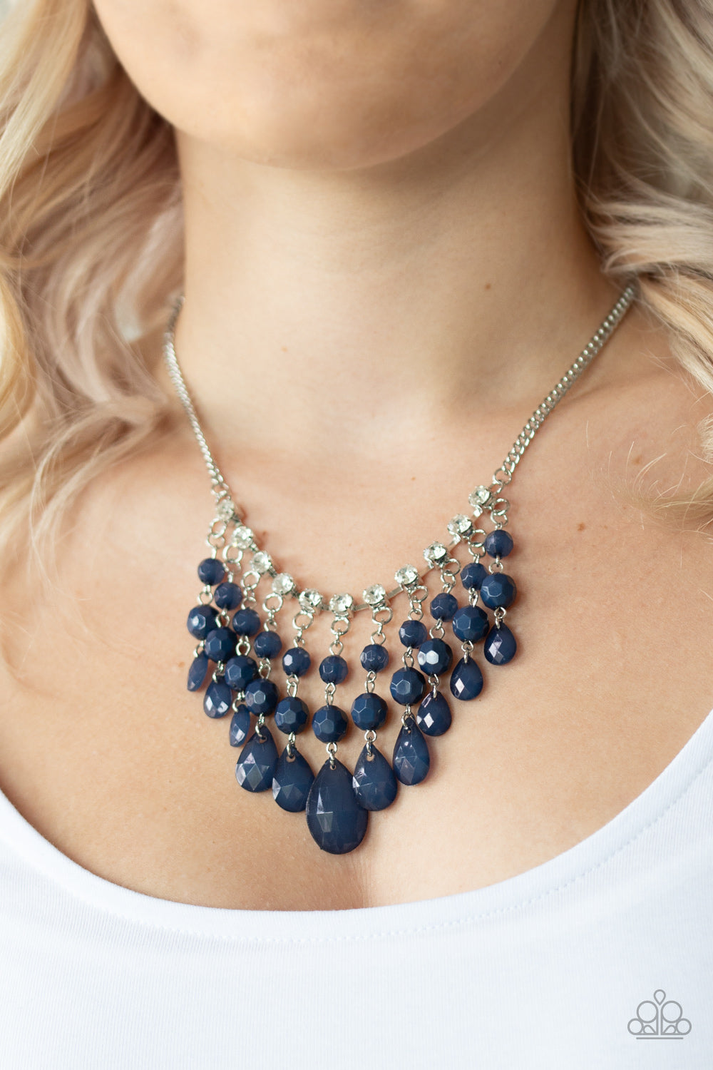 Social Network - Blue - VJ Bedazzled Jewelry