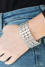 Load image into Gallery viewer, Tectonic Texture - Silver - VJ Bedazzled Jewelry
