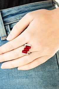Triple Razzle - Red - VJ Bedazzled Jewelry