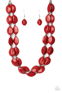 Two-Story Stunner - Red - VJ Bedazzled Jewelry