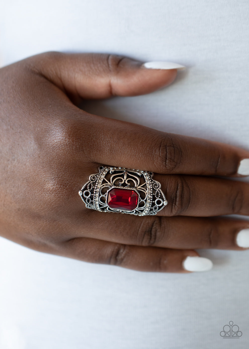 Undefinable dazzle - red - VJ Bedazzled Jewelry