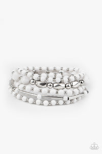Vibrantly Vintage - white - VJ Bedazzled Jewelry
