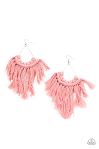 Wanna Piece Of MACRAME? - Pink - VJ Bedazzled Jewelry