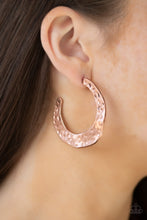 Load image into Gallery viewer, The hoop up copper - VJ Bedazzled Jewelry
