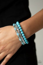 Load image into Gallery viewer, Globetrotter Glam - Blue - VJ Bedazzled Jewelry
