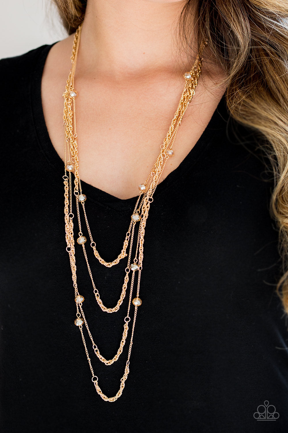 Open For Opulence - Gold - VJ Bedazzled Jewelry