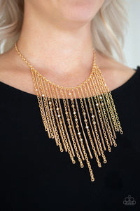 First Class Fringe - Gold - VJ Bedazzled Jewelry