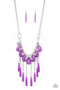 Roaring Riviera - Purple - VJ Bedazzled Jewelry