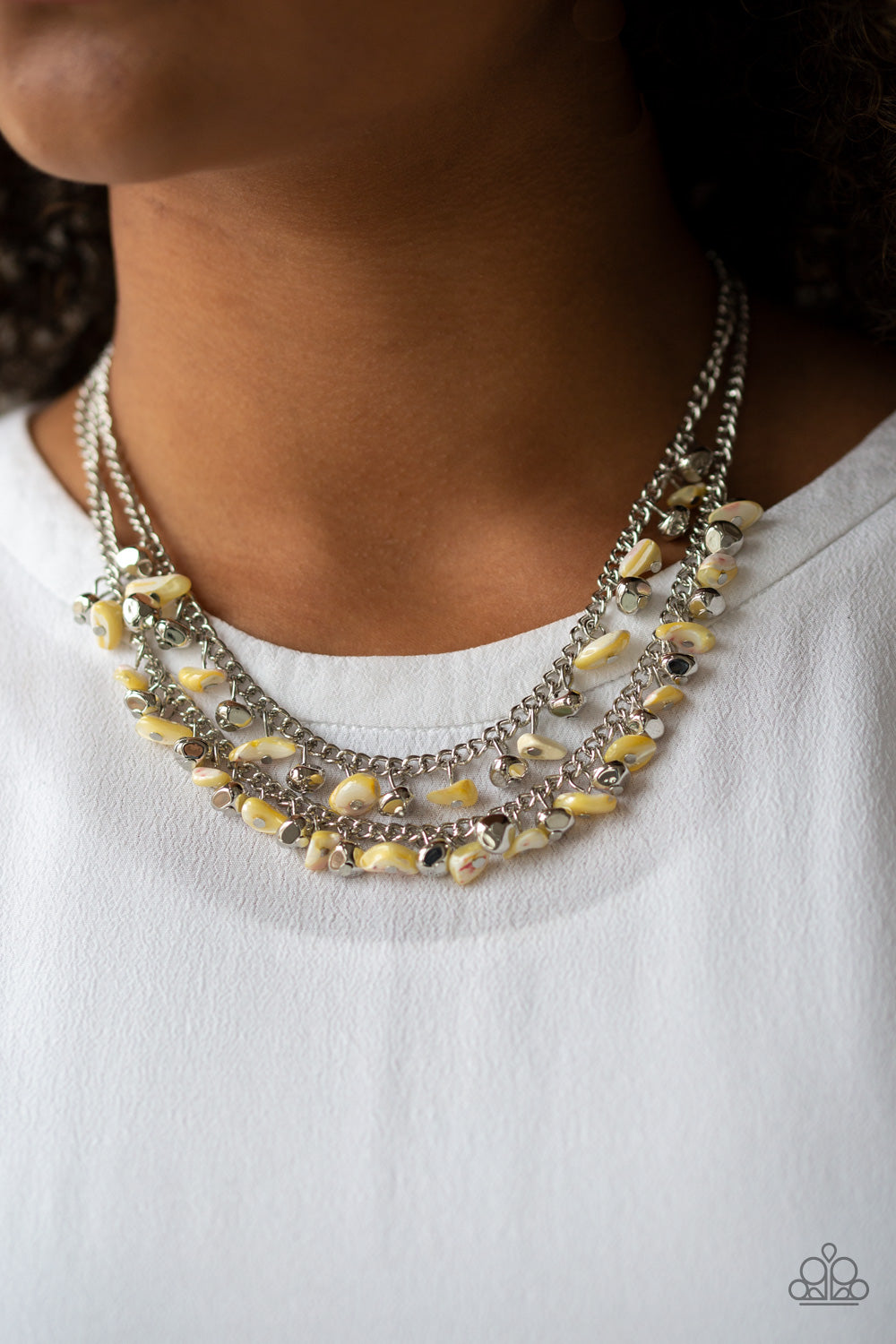 Pebble Pioneer - Yellow - VJ Bedazzled Jewelry